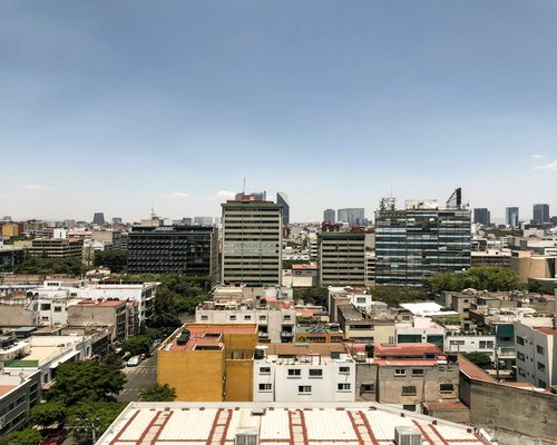 A modern office space in Mexico City with natural light